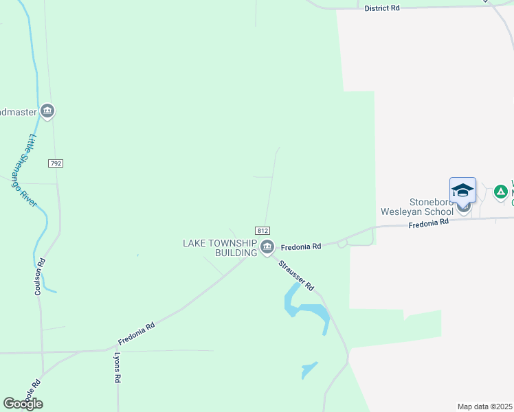 map of restaurants, bars, coffee shops, grocery stores, and more near 21 Fairlamb Road in Stoneboro