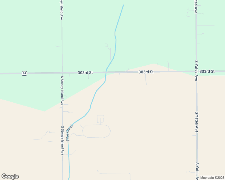 map of restaurants, bars, coffee shops, grocery stores, and more near 1925 East Indiana Avenue in Beecher