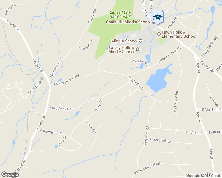 map of restaurants, bars, coffee shops, grocery stores, and more near 95 Wells Road in Monroe