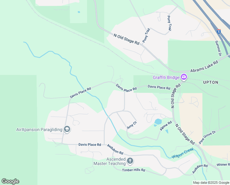 map of restaurants, bars, coffee shops, grocery stores, and more near 930 Davis Place Road in Mount Shasta