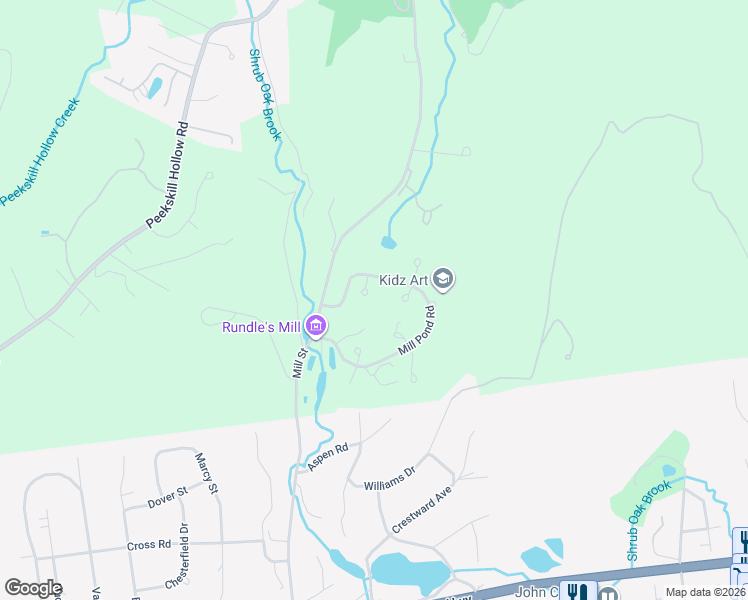 map of restaurants, bars, coffee shops, grocery stores, and more near 5 Greenhaven Rd in Putnam Valley
