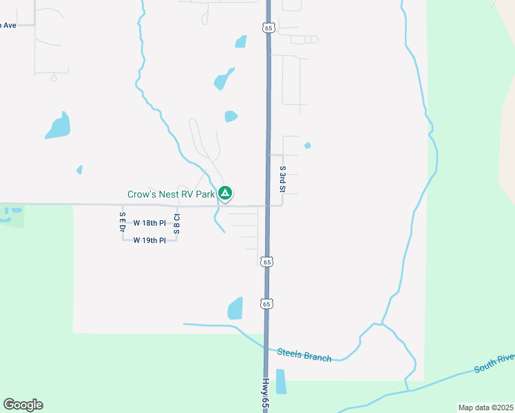 map of restaurants, bars, coffee shops, grocery stores, and more near 7 Leonard Avenue in Indianola
