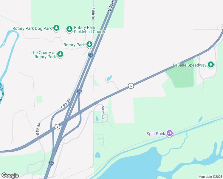 map of restaurants, bars, coffee shops, grocery stores, and more near 515 East Il St Rt 6 in LaSalle