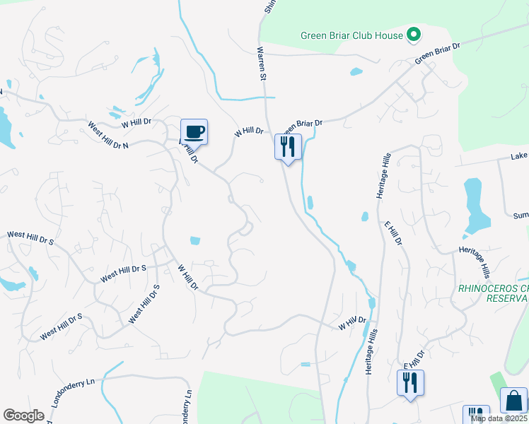 map of restaurants, bars, coffee shops, grocery stores, and more near 420B Heritage Hills in Westchester County