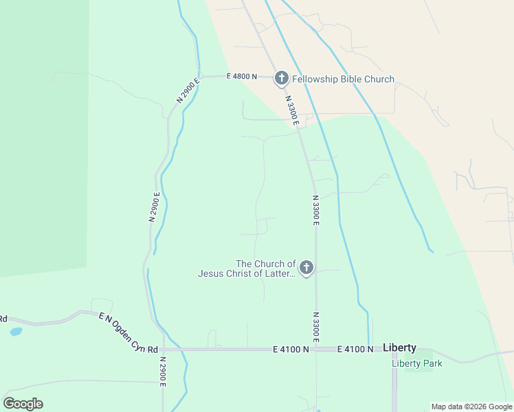 map of restaurants, bars, coffee shops, grocery stores, and more near 4458 3150 East in Eden