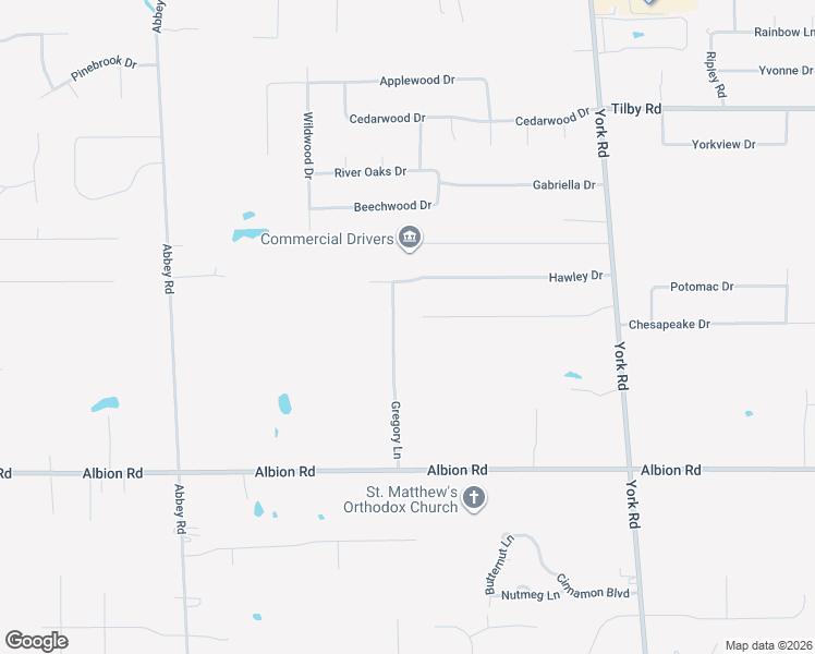 map of restaurants, bars, coffee shops, grocery stores, and more near 10193 Delsy Drive in North Royalton