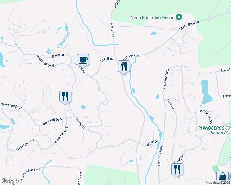 map of restaurants, bars, coffee shops, grocery stores, and more near 420B Heritage Hills in Westchester County