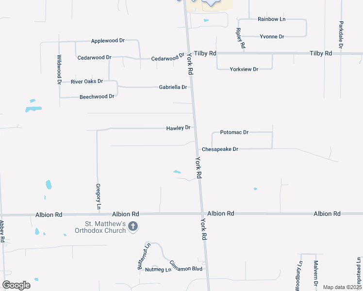 map of restaurants, bars, coffee shops, grocery stores, and more near 9979 Delsy Drive in North Royalton