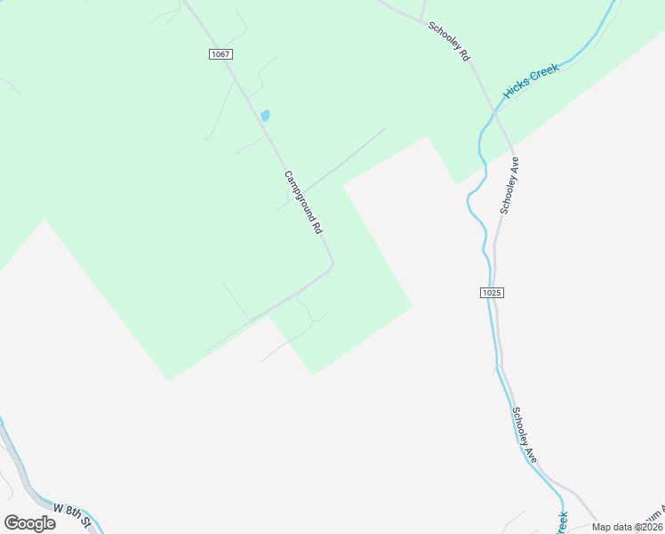 map of restaurants, bars, coffee shops, grocery stores, and more near Campground Road in Pittston