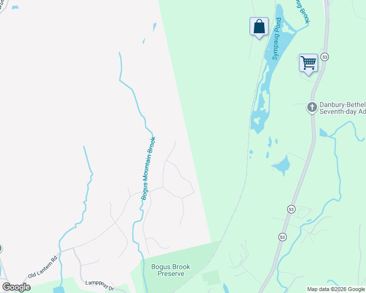 map of restaurants, bars, coffee shops, grocery stores, and more near 11 Firelight Drive in Danbury