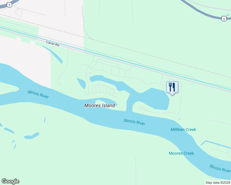 map of restaurants, bars, coffee shops, grocery stores, and more near 12 Indigo Lane in Ottawa