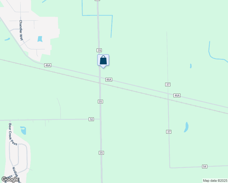 map of restaurants, bars, coffee shops, grocery stores, and more near 5241 County Road 35 in Auburn
