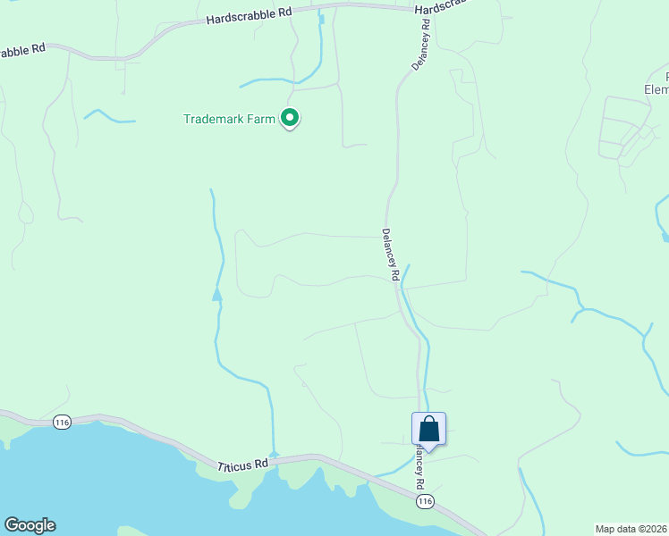 map of restaurants, bars, coffee shops, grocery stores, and more near 7 Lakeview Road in North Salem