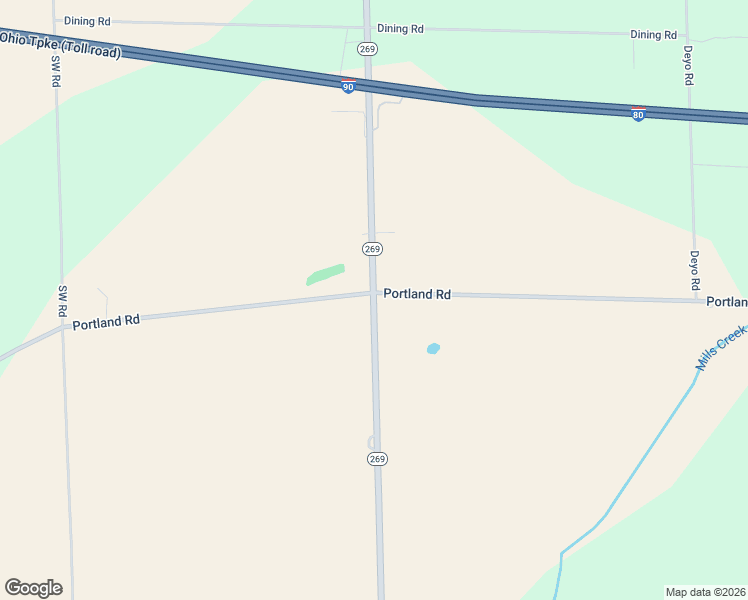 map of restaurants, bars, coffee shops, grocery stores, and more near 8000 Ohio 269 in Bellevue