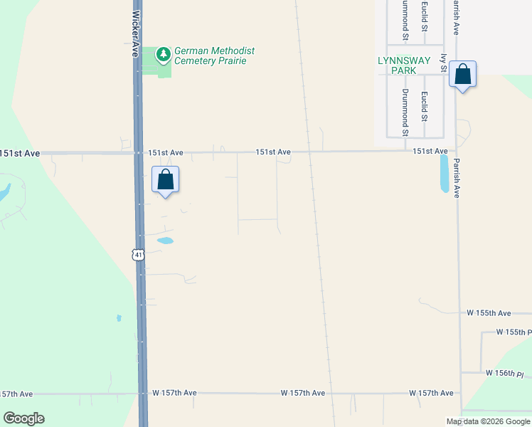 map of restaurants, bars, coffee shops, grocery stores, and more near 10529 152nd Court in Cedar Lake