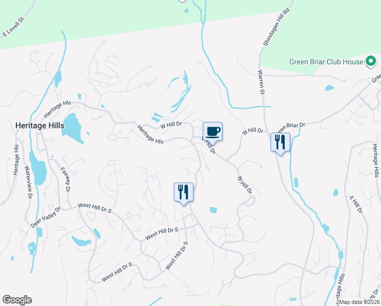 map of restaurants, bars, coffee shops, grocery stores, and more near 375 Heritage Hills in Westchester County