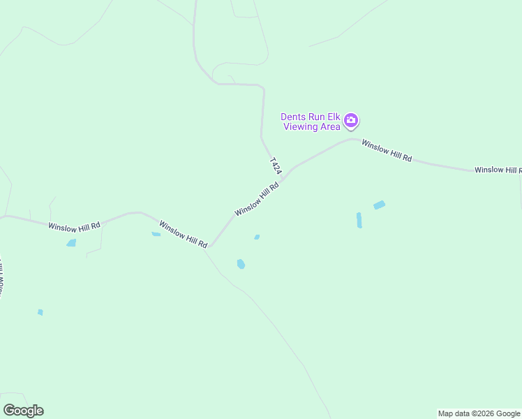 map of restaurants, bars, coffee shops, grocery stores, and more near 3188 Winslow Hill Road in Benezette