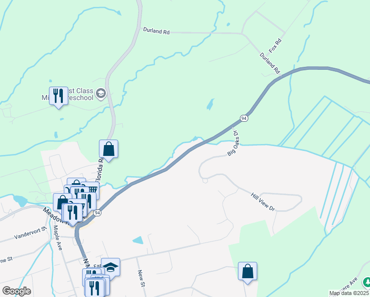 map of restaurants, bars, coffee shops, grocery stores, and more near 93 Randall Street in Florida