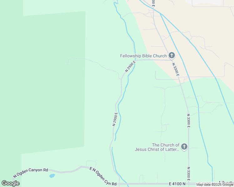 map of restaurants, bars, coffee shops, grocery stores, and more near 4601 North 2900 East in Eden