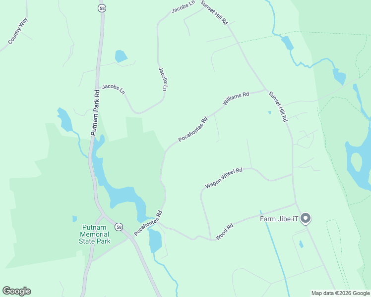 map of restaurants, bars, coffee shops, grocery stores, and more near 76 Pocahontas Road in Redding