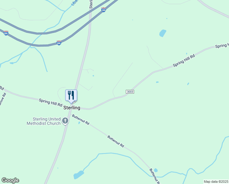 map of restaurants, bars, coffee shops, grocery stores, and more near 912 Maple Acre Road in Sterling