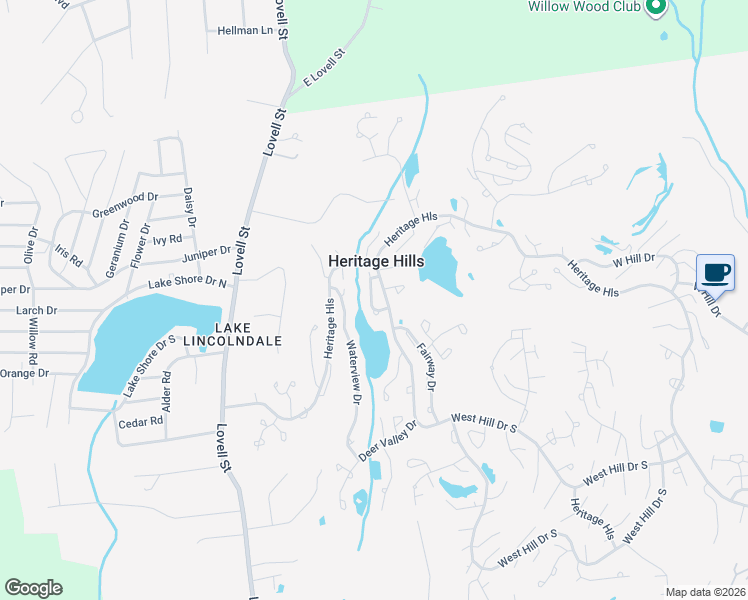 map of restaurants, bars, coffee shops, grocery stores, and more near 769A Heritage Hills in Westchester County