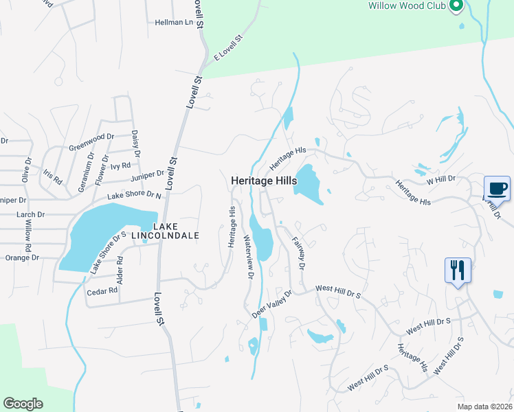 map of restaurants, bars, coffee shops, grocery stores, and more near 769A Heritage Hills in Westchester County