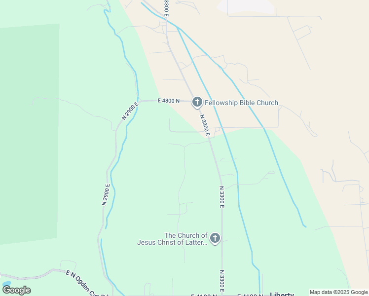 map of restaurants, bars, coffee shops, grocery stores, and more near 4622 3150 East in Eden