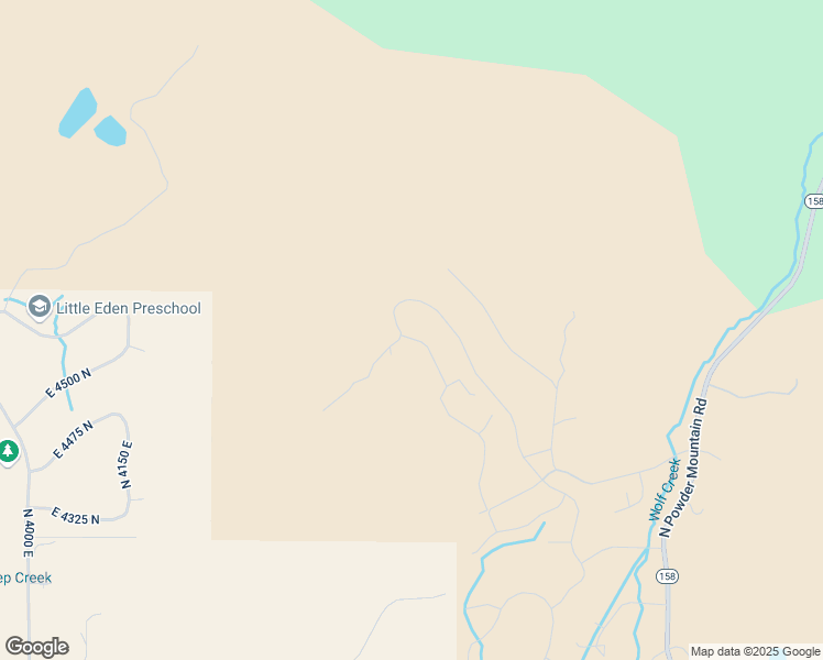 map of restaurants, bars, coffee shops, grocery stores, and more near 4642 North 4550 East in Liberty