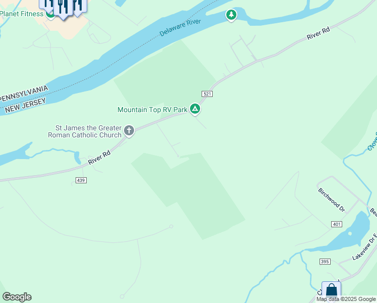 map of restaurants, bars, coffee shops, grocery stores, and more near 7 Grandview Terrace in Montague