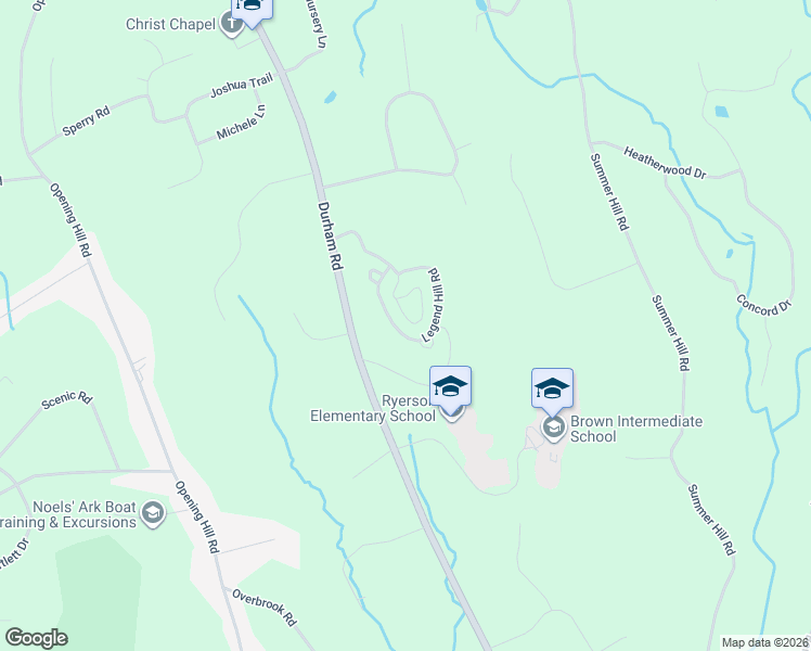 map of restaurants, bars, coffee shops, grocery stores, and more near 48 Legend Hill Road in Madison