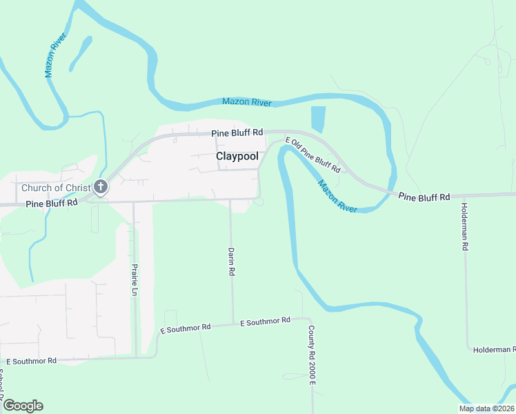 map of restaurants, bars, coffee shops, grocery stores, and more near 1835 East Old Pine Bluff Road in Morris