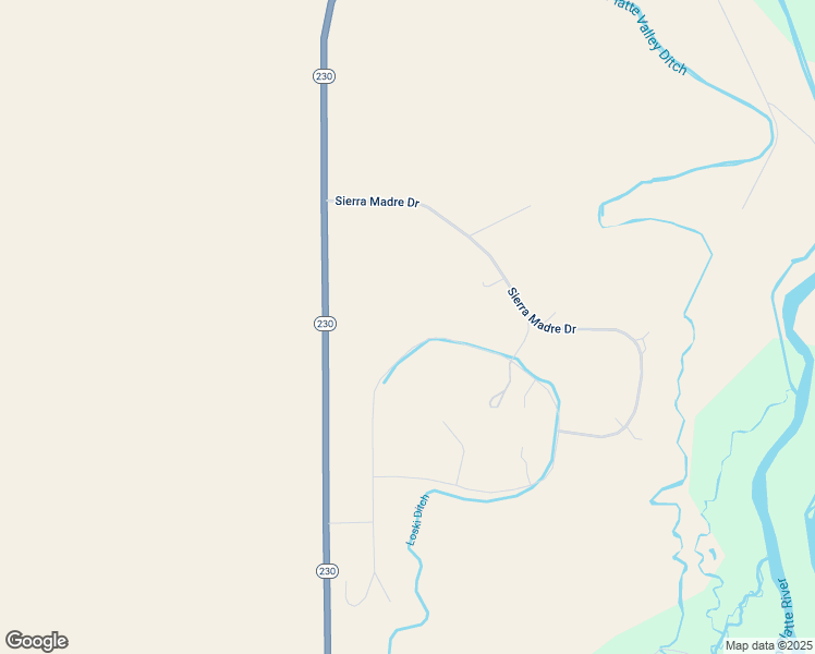 map of restaurants, bars, coffee shops, grocery stores, and more near Wyoming 230 in Saratoga