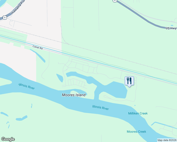 map of restaurants, bars, coffee shops, grocery stores, and more near Marina in Ottawa