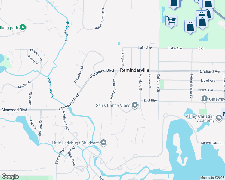 map of restaurants, bars, coffee shops, grocery stores, and more near 10498 Herrington Drive in Aurora