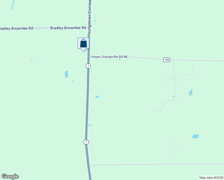 map of restaurants, bars, coffee shops, grocery stores, and more near 4572 Ohio 7 in Burghill