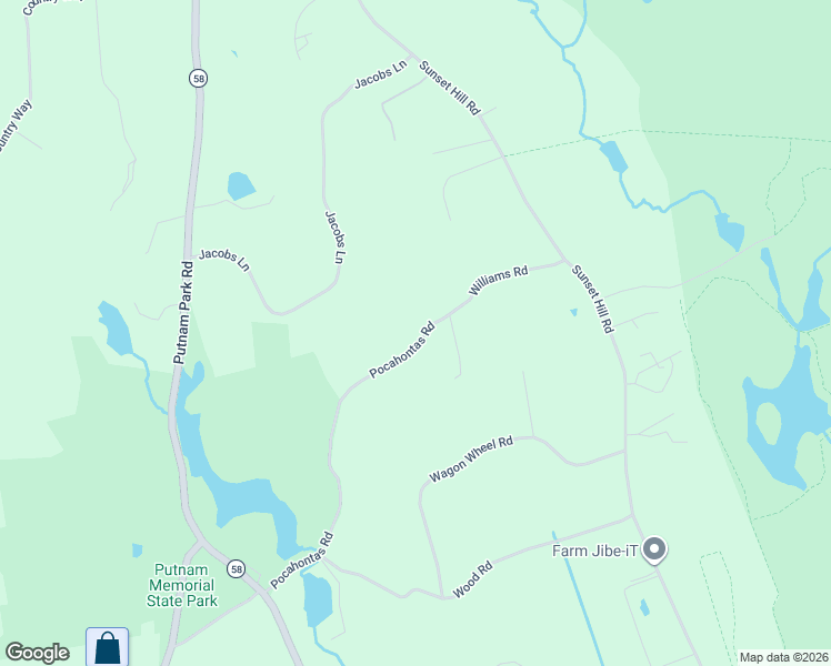 map of restaurants, bars, coffee shops, grocery stores, and more near 87 Pocahontas Road in Redding