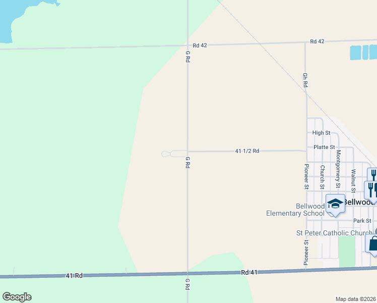 map of restaurants, bars, coffee shops, grocery stores, and more near 701 Cemetery Road in Bellwood