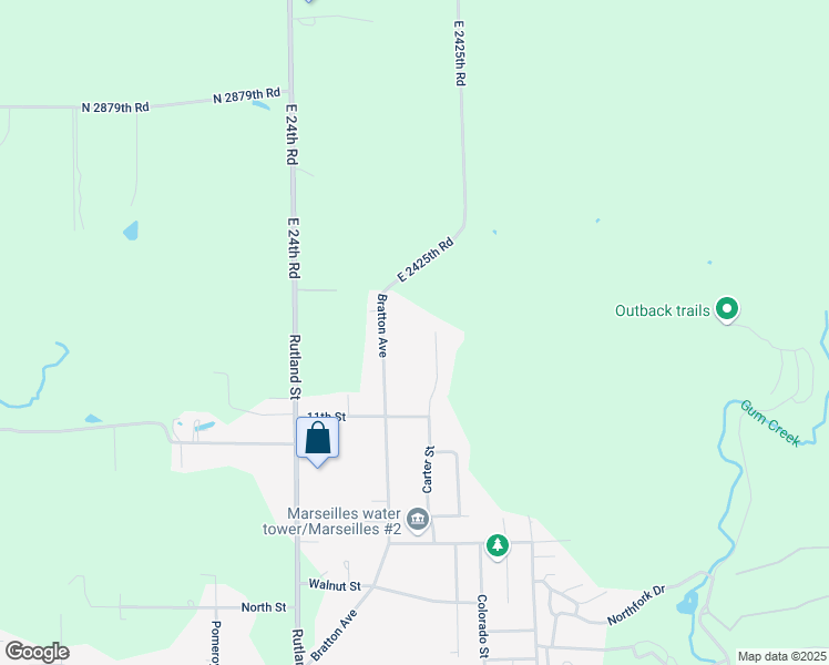 map of restaurants, bars, coffee shops, grocery stores, and more near 1126 Carter Street in Marseilles