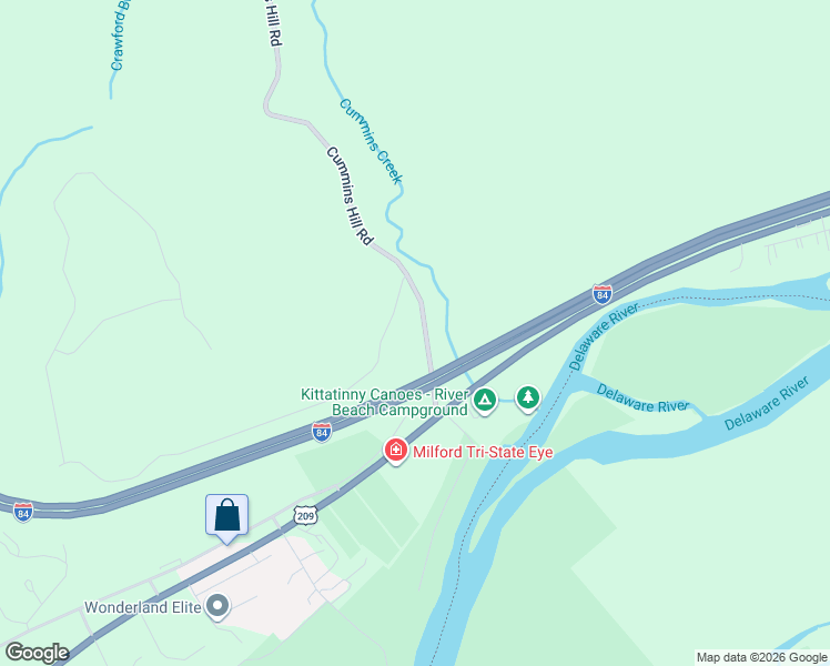 map of restaurants, bars, coffee shops, grocery stores, and more near 116 Cummins Hill Road in Milford