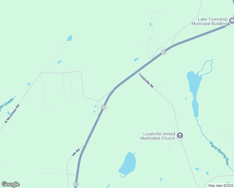 map of restaurants, bars, coffee shops, grocery stores, and more near 672 Pennsylvania 29 in Harveys Lake