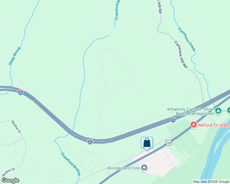 map of restaurants, bars, coffee shops, grocery stores, and more near in Milford