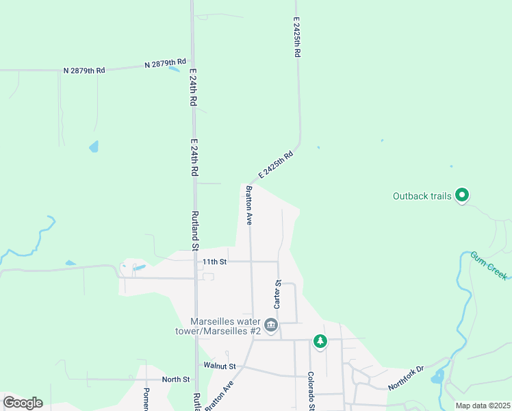 map of restaurants, bars, coffee shops, grocery stores, and more near 1126 Carter Street in Marseilles