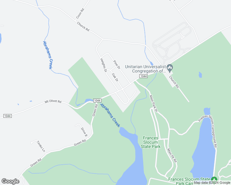 map of restaurants, bars, coffee shops, grocery stores, and more near Mount Olivet Road in Wyoming