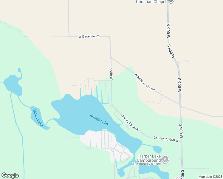 map of restaurants, bars, coffee shops, grocery stores, and more near 330 South 950 West in Kimmell