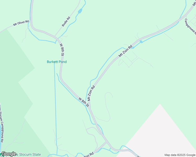 map of restaurants, bars, coffee shops, grocery stores, and more near 38 Mount Zion Road in Wyoming