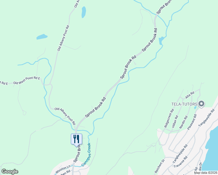 map of restaurants, bars, coffee shops, grocery stores, and more near 451 Sprout Brook Road in Philipstown