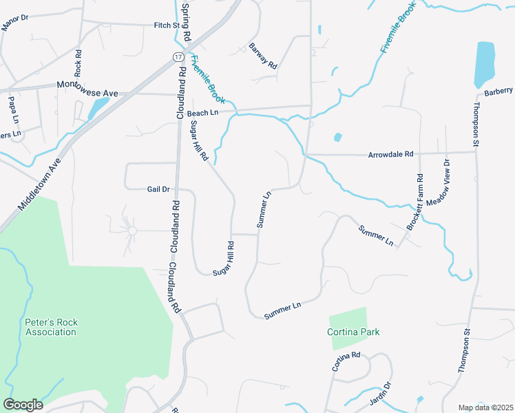 map of restaurants, bars, coffee shops, grocery stores, and more near 18 Summer Lane in North Haven