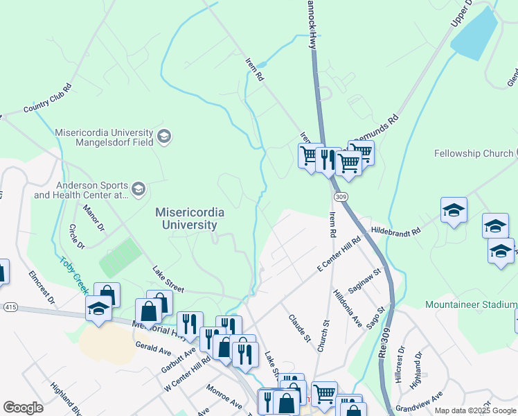 map of restaurants, bars, coffee shops, grocery stores, and more near 106 Midland Drive in Dallas