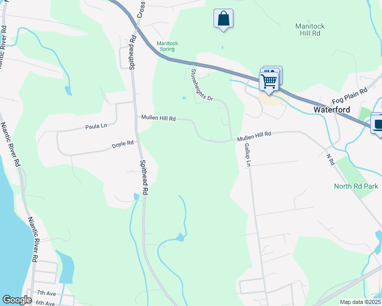 68 Mullen Hill Road, Waterford CT Walk Score